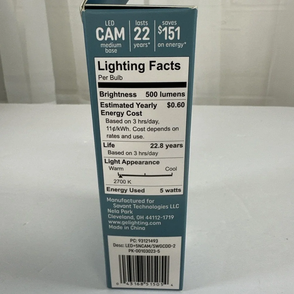 GE LED+ CA11 Dusk to Dawn Light Bulbs Automatic On/Off Outdoor Security New